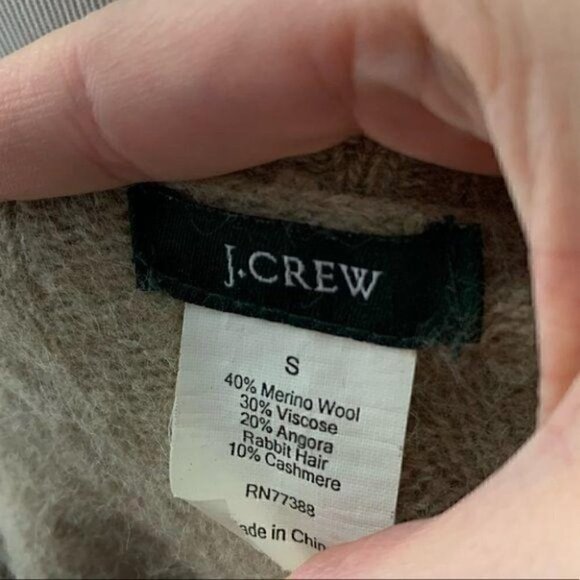 J Crew sweater S 40% merino 20 angora 10% cashmere - Picture 6 of 7